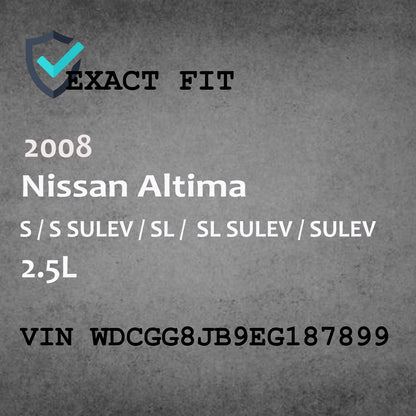 Black Manual Temperature Control Fits 2007-2008 Nissan Altima 2.5L