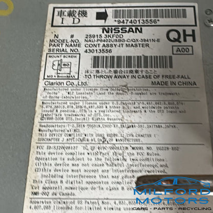 Audio Equipment Radio stereo Fits for 2013-2014 Nissan Pathfinder 3.5L