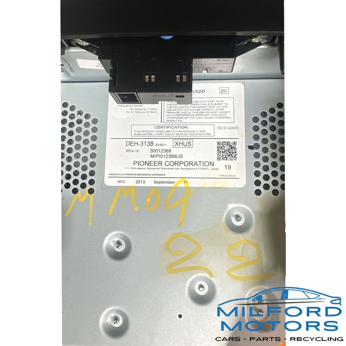 Audio Equipment Radio stereo Fits for 2013-2014 Nissan Pathfinder 3.5L