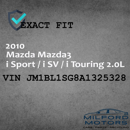 Driver Side Headlight Assembly Halogen Fits 2010-2013 Mazda 3 2.0L