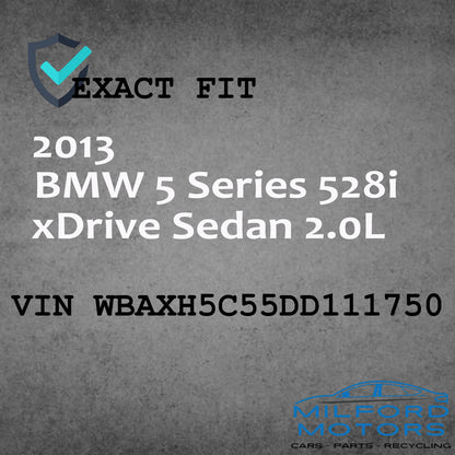 Passenger Headlight Xenon HID Adaptive Headlamp Fits 2011-2013 BMW 528i 2.0L