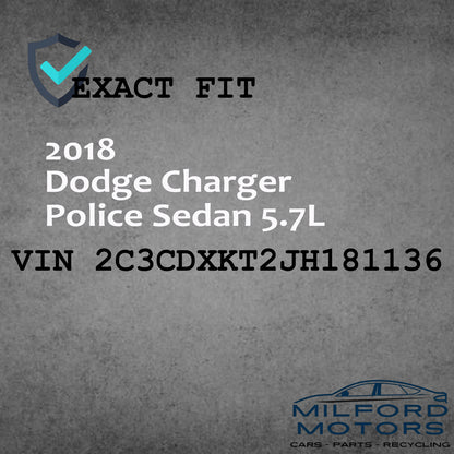 Driver Side Headlight Assembly Halogen 2018-2021 Dodge Charger Police 5.7L