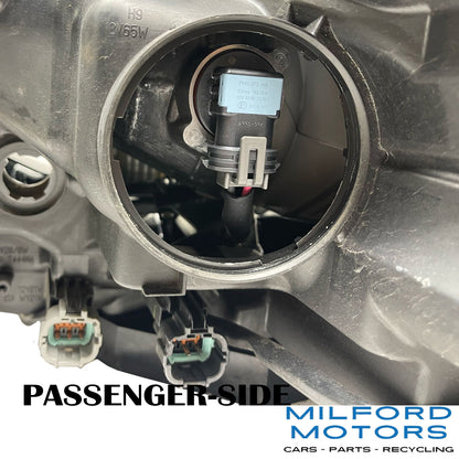 Chrome Bezel Headlight Assembly Fits 2008-2012 Jeep Liberty Sport 3.7L