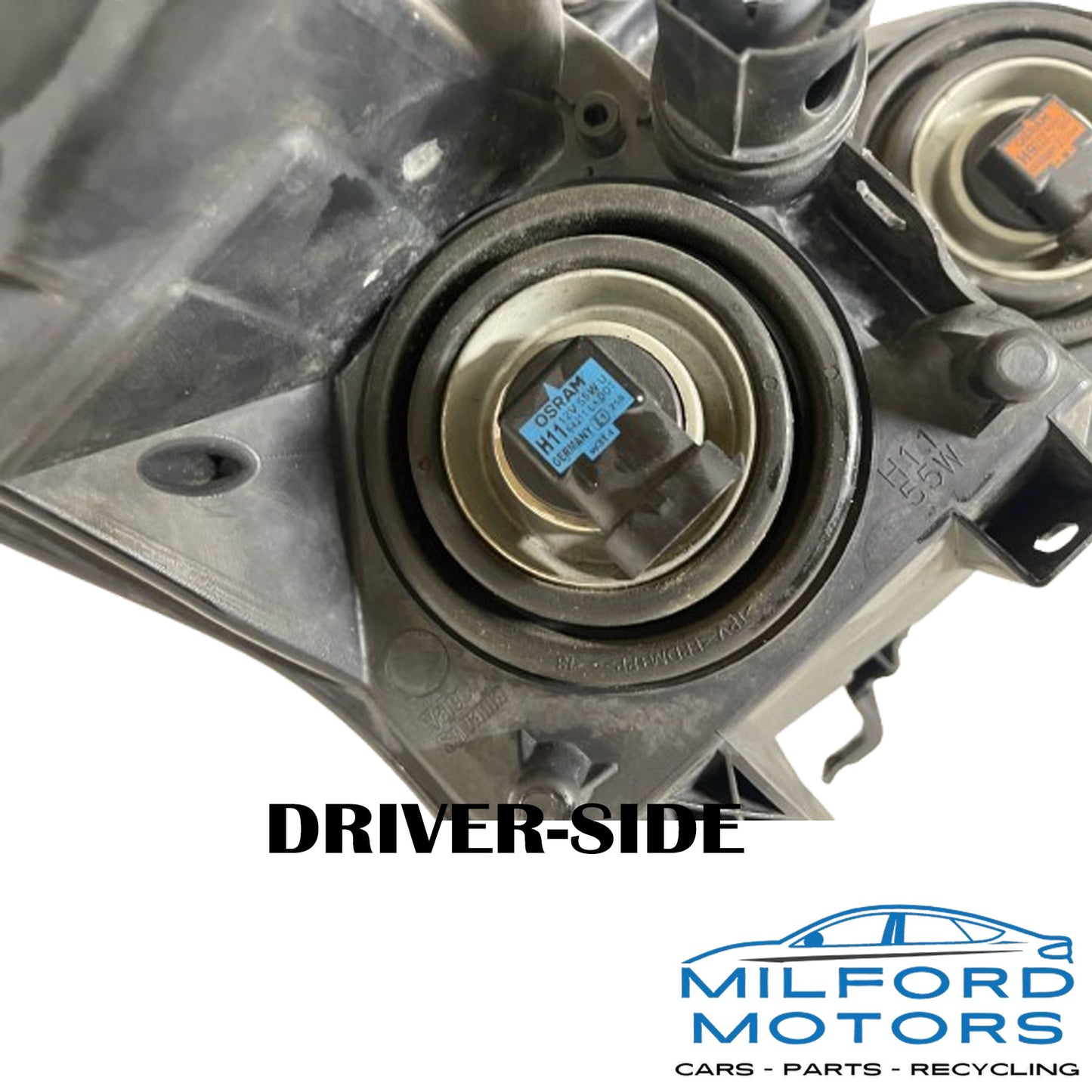 Driver Side Headlight Assembly Halogen 2010-2012 Nissan Altima Sedan 2.5L