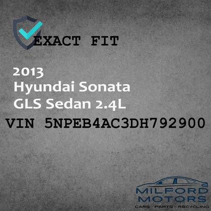 Passenger Side Halogen Headlight Assembly Fits 2011-2014 Sonata GLS 2.4L