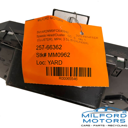 Instrument Speedometer Head/Cluster Fits 2015 Nissan Pathfinder 3.5L