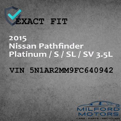 Instrument Speedometer Head/Cluster Fits 2015 Nissan Pathfinder 3.5L