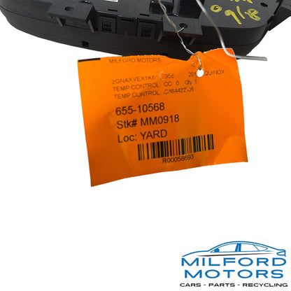 Black Manual Temperature Control Fits 2018-2019 Chevrolet Equinox LT 2.0L