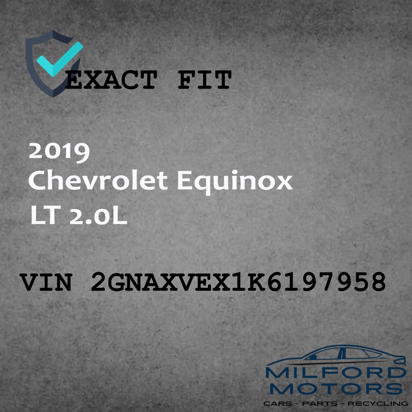 Black Manual Temperature Control Fits 2018-2019 Chevrolet Equinox LT 2.0L