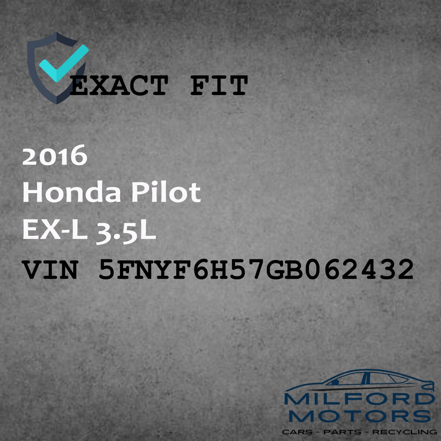 OEM Temperature Climate Control Fits 20162018 Honda Pilot 3.5L (AWD, US Market)