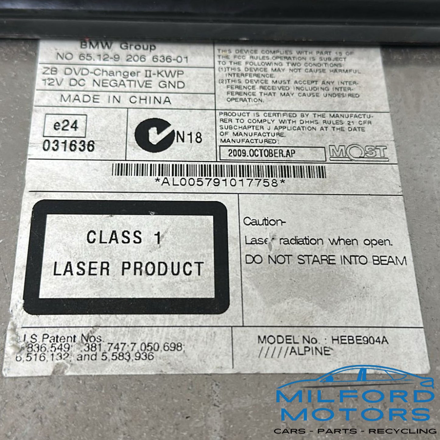 Radio Remote Changer Fits for 2007-2013 BMW X5 X6 Z4