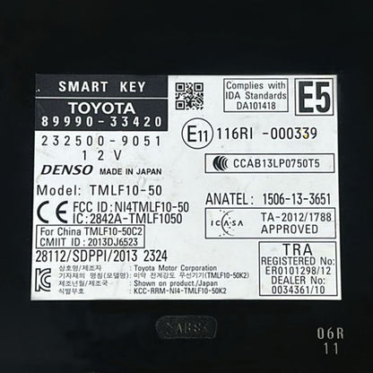 ANTI-THEFT LOCKING CONTROL MODULE 2014 LEXUS ES350 3.5L FWD AT CHASSIS ECM