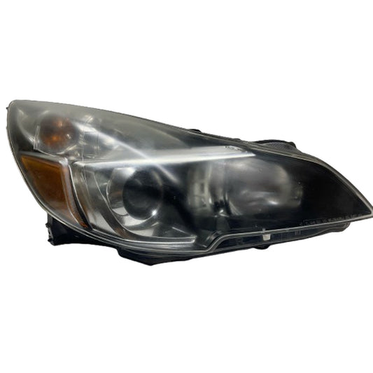 Driver-Side Headlight Assembly Fits 2014 Legacy 2.5L Chrome Inner Accent