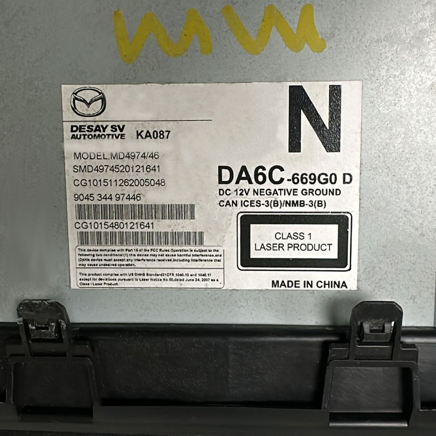 Used Audio Equipment Radio Receiver Fits for 2016 Mazda CX-3 2.0L