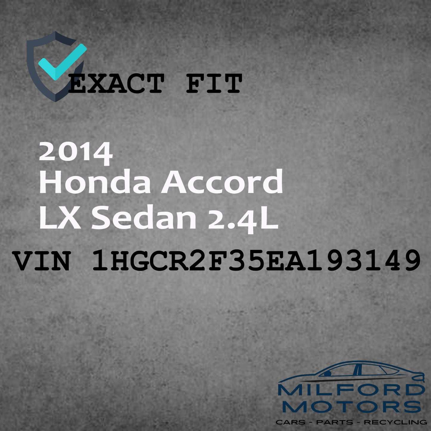 Automatic Trans. Electronic Control Module Engine/Motor-2014 Accord LX Sedan L4