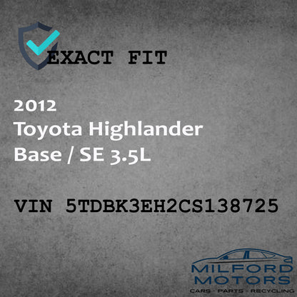 ECM Steering Control Module Left Hand Dash Fits 11-13 HIGHLANDER