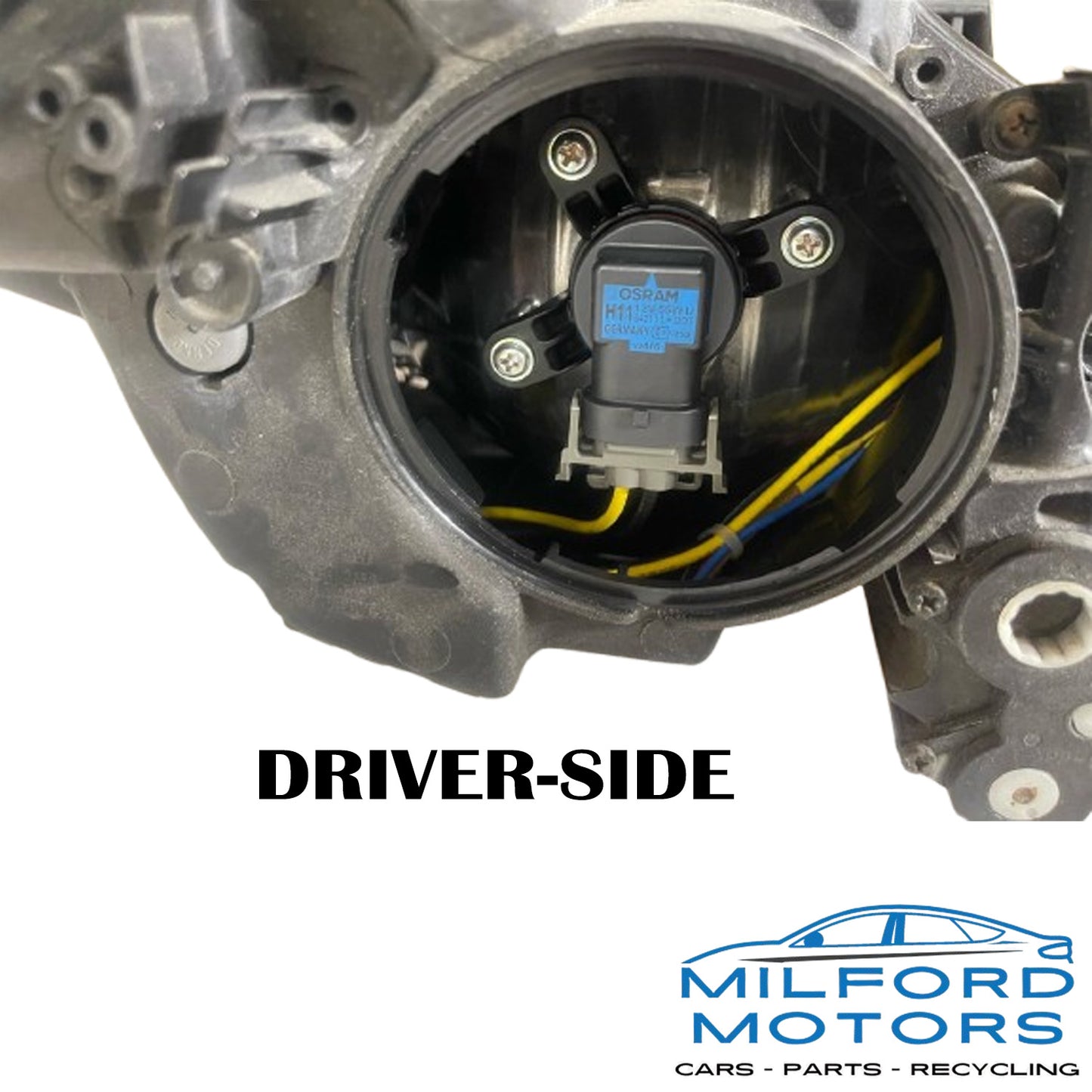 Used Driver Side Reflector LED Headlight Assembly 2014 Hyundai Elantra 1.8L (LH)