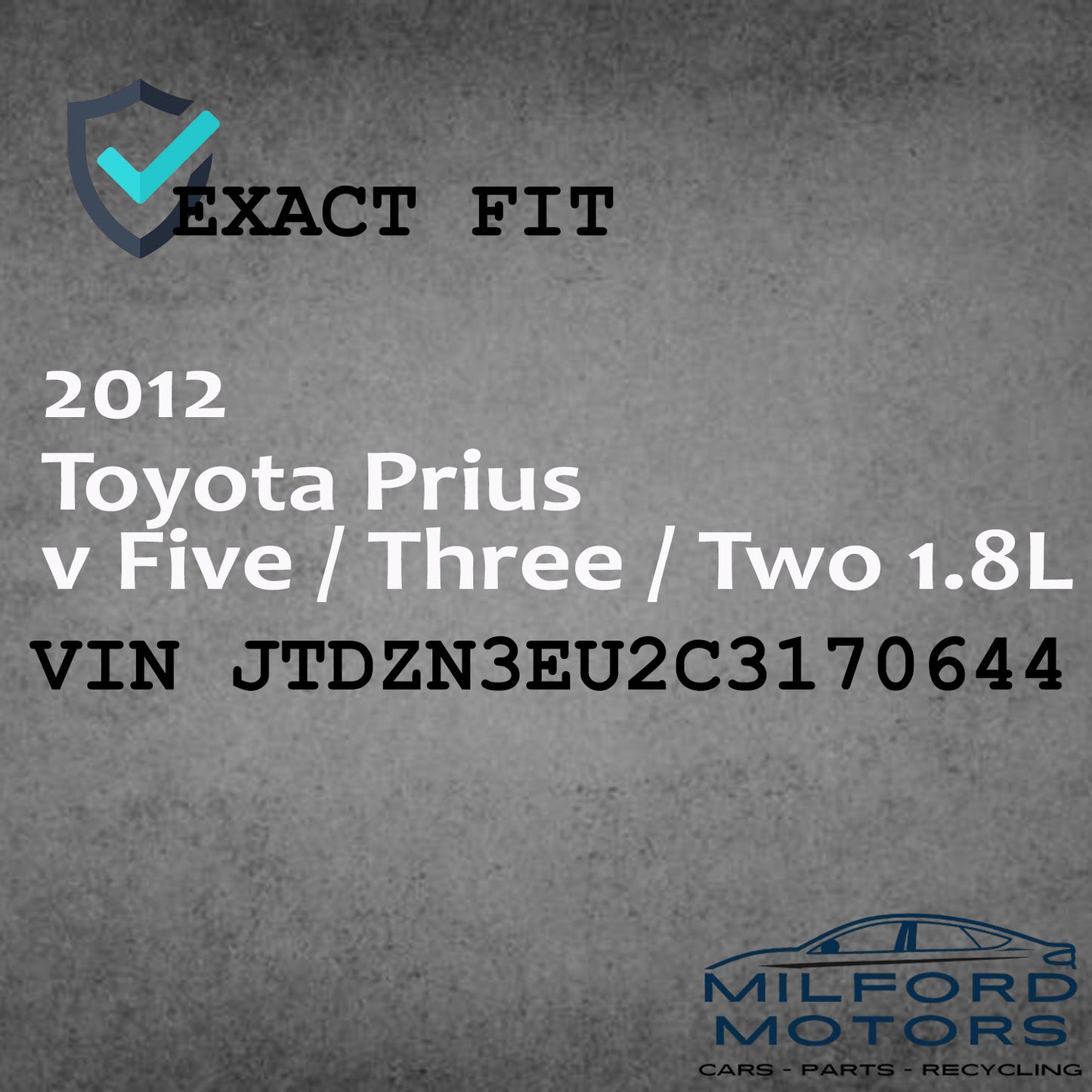 OEM Electronic Control Module Engine/Motor Fits 2012 Toyota Prius V 1.8L