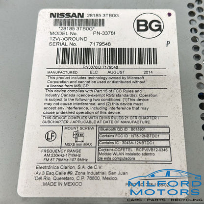 Used Radio Audio with Navigator Fits for 2015 Nissan Altima 2.5L