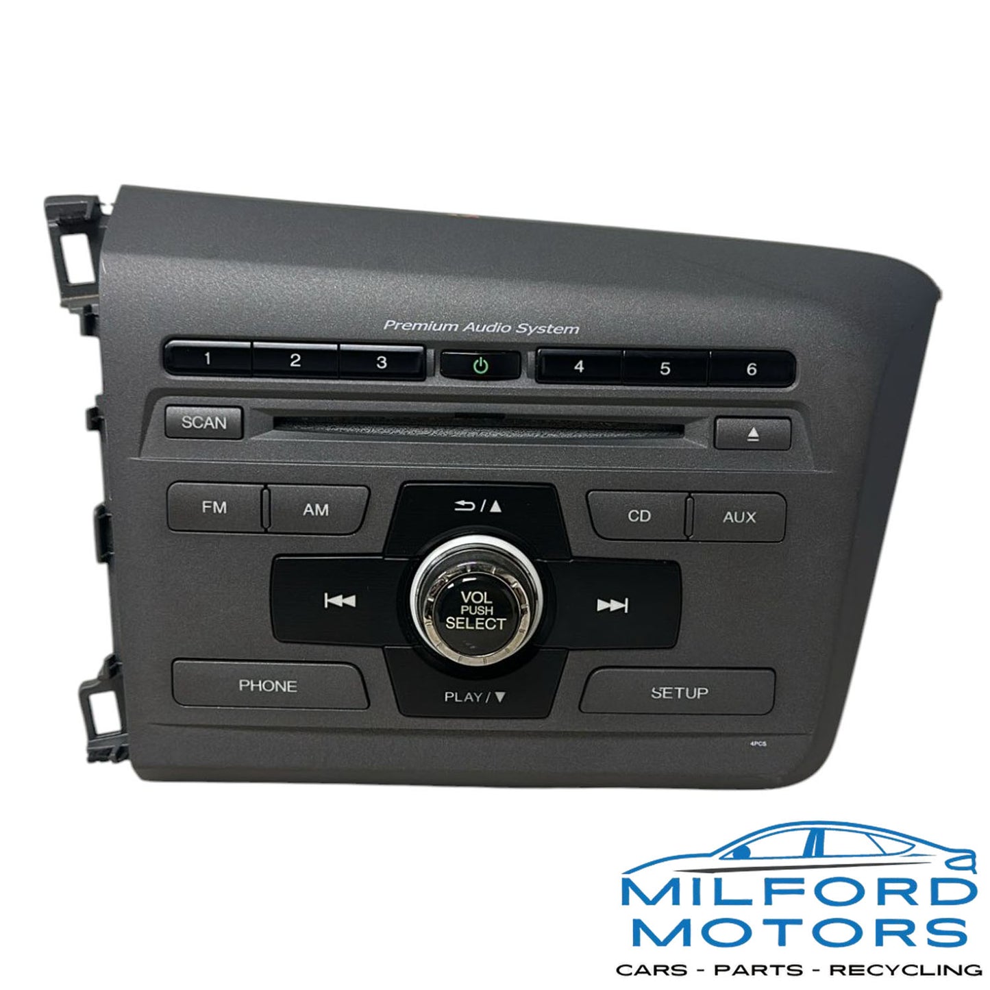 Used Radio Audio with Equipment Fits for 2013 Honda Civic 1.8L