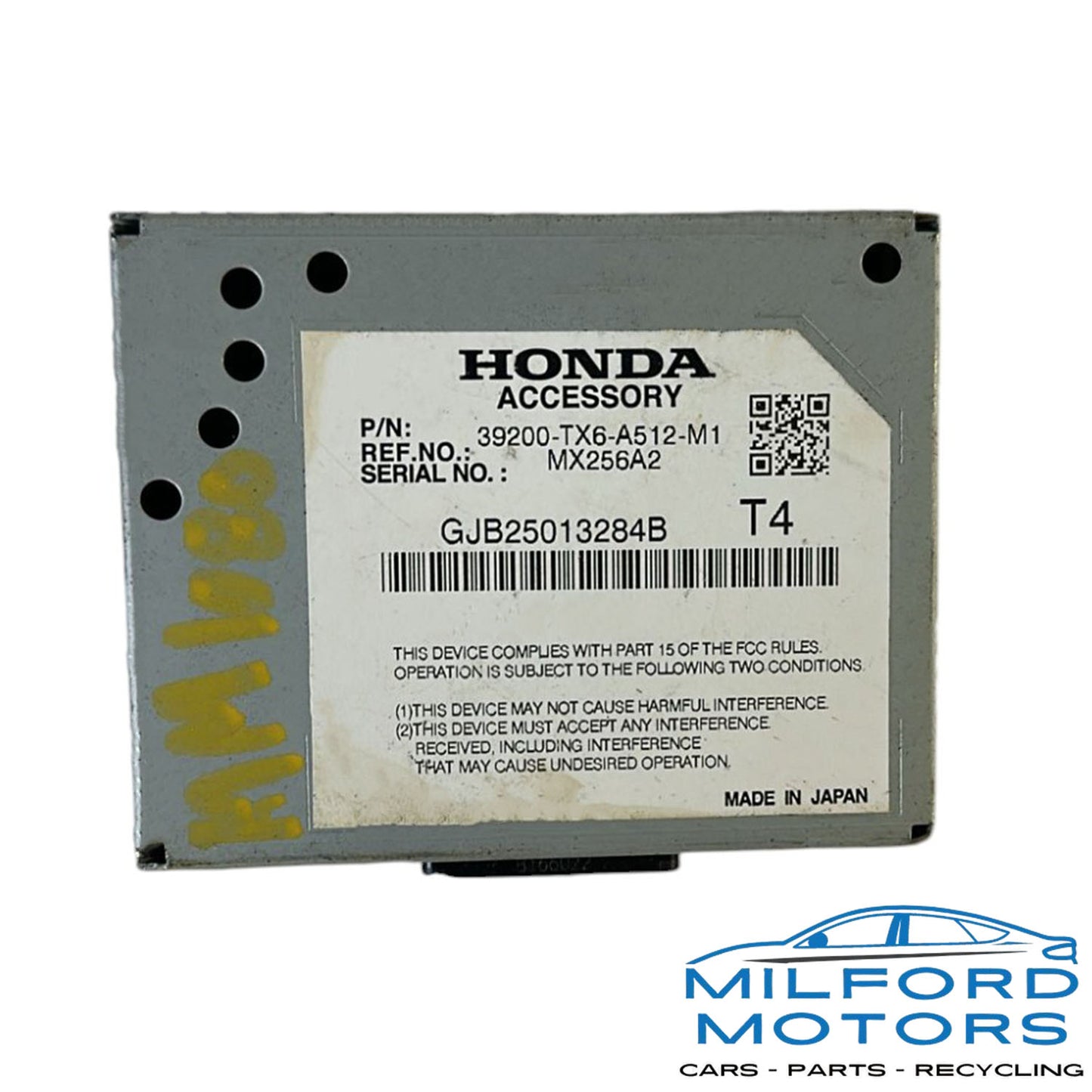 Used Active Noise Control Module Fits 2016 2017 2018 ACURA ILX2.4L