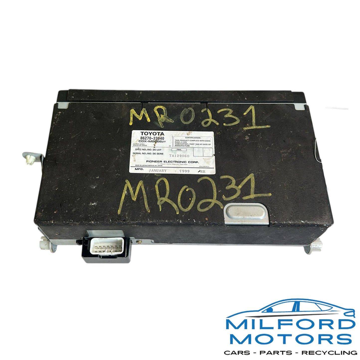 Used Radio Audio with Equipment Fits for 2012 Honda Pilot EX 3.5L