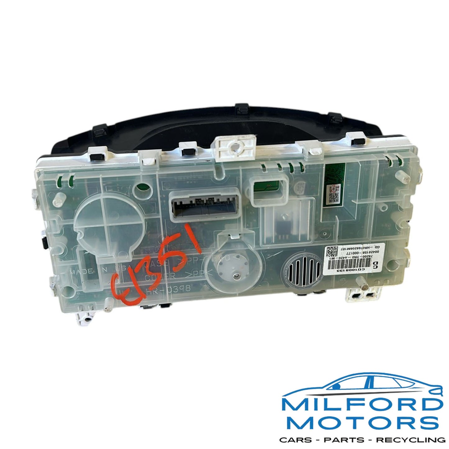 Used Speedometer Head/Cluster Fits for 2013 Honda Civic LX 1.8L