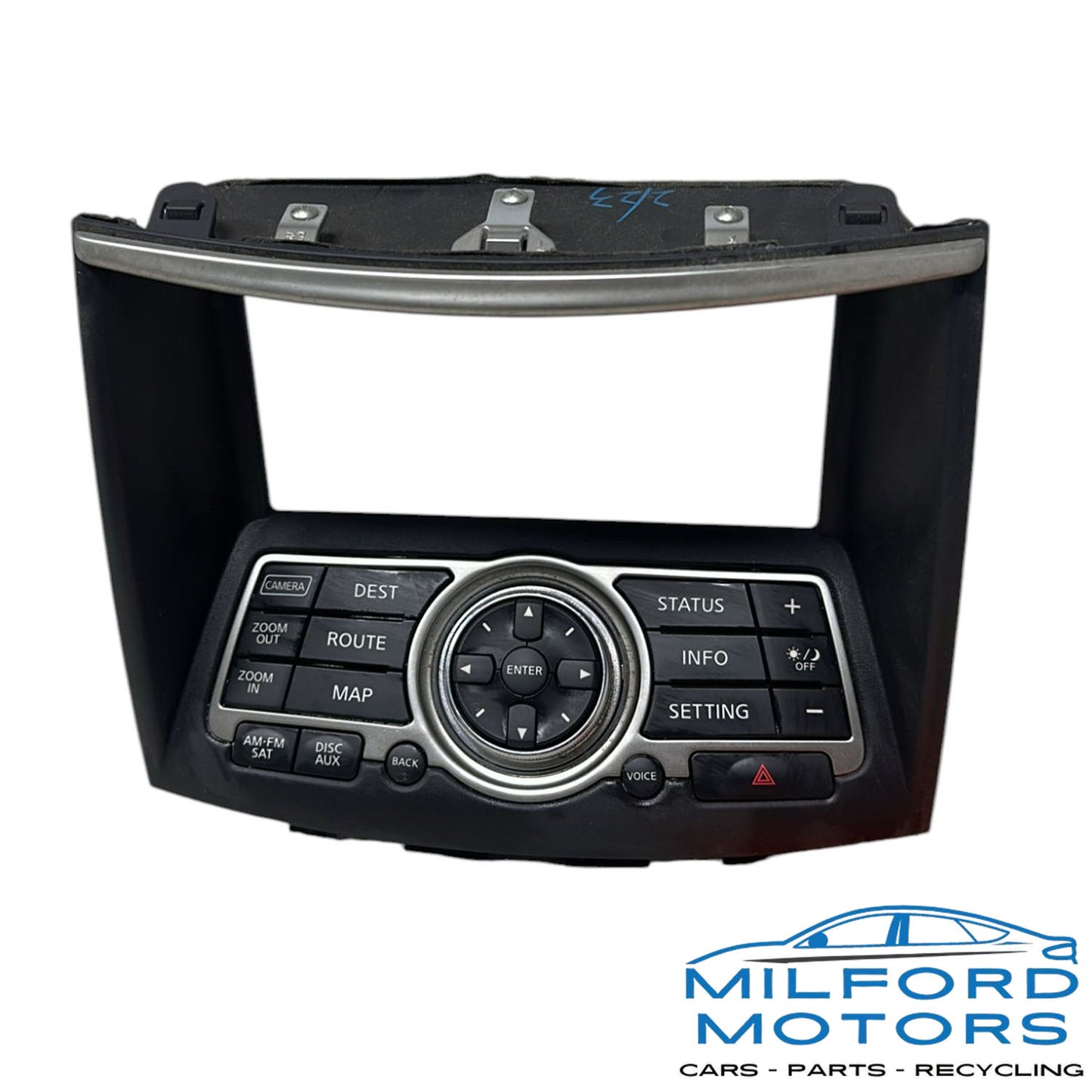 Used Info-GPS-TV Screen Control Fits for 2016 Infiniti QX50 3.7L