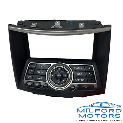 Used Info-GPS-TV Screen Control Fits for 2016 Infiniti QX50 3.7L