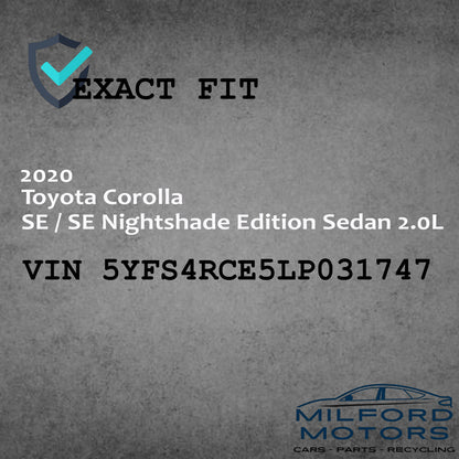 USED Air Vent Miscellaneous Part Fits 2020 Toyota Corolla Sedan 2.0L