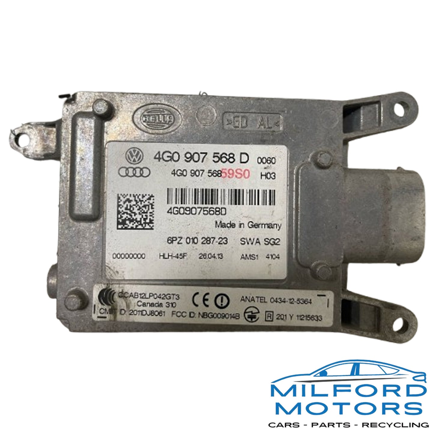 USED Chassis Control Module Blind Spot Fits 2012-2015 Audi A6 3.0T quattro 3.0L