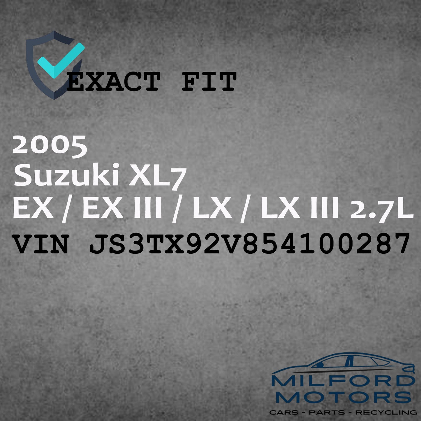 USED Automatic Trans Electronic Control Module Engine/Motor-2005 Suzuki XL7 2.7L