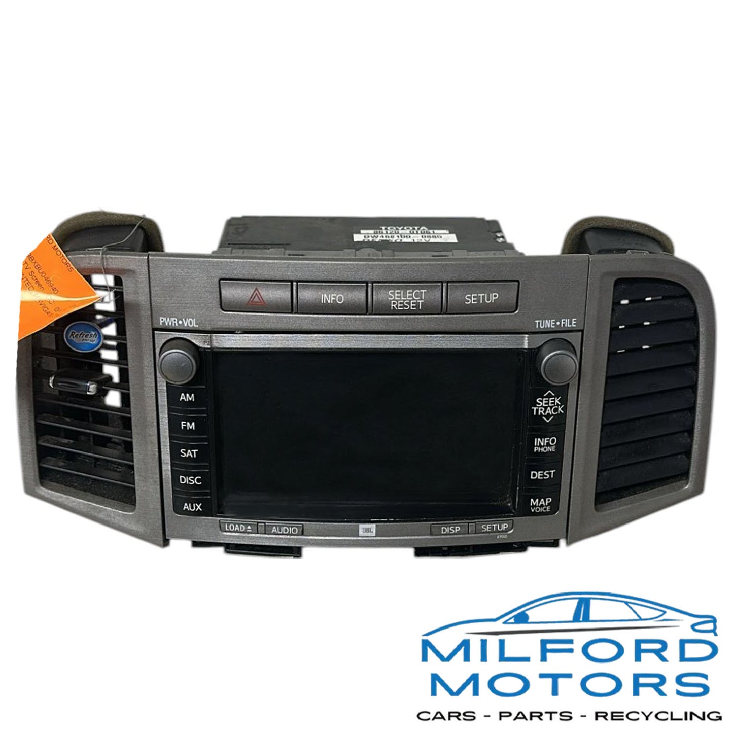 Used Info-GPS-TV Screen Control Fits for 2011 Toyota Venza AWD V6 3.5L