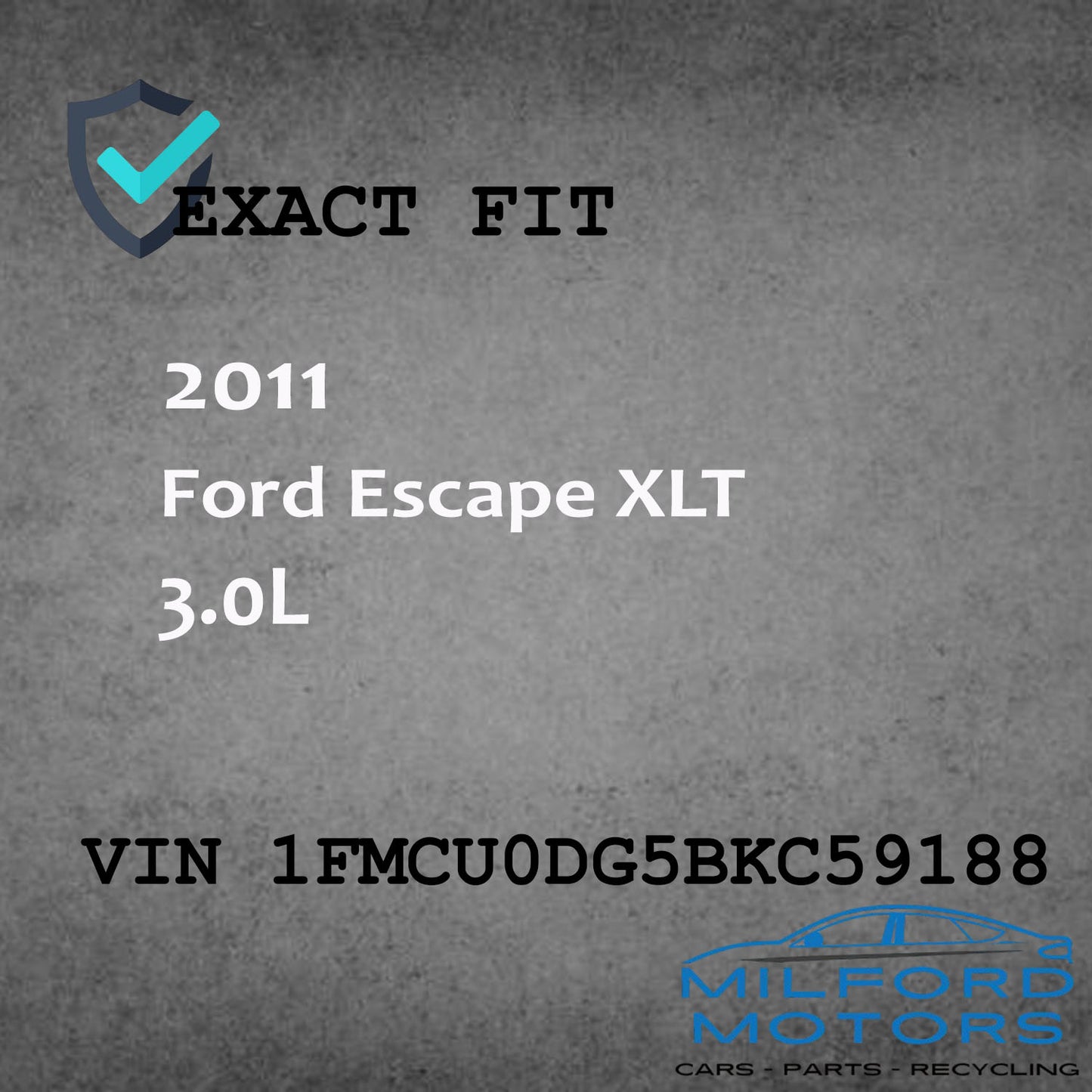 USED Radio Audio with Equipment AM/FM/CD Fits for 2011-2012 Ford Escape XLT 3.0L