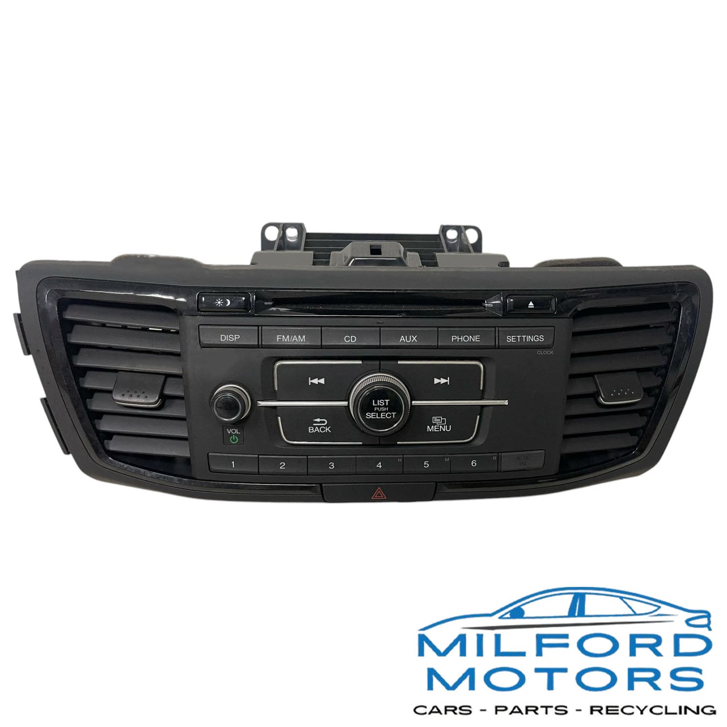 USED Radio Audio with Face Panel and Receiver Fits for 2016 Accord Sport 2.4L