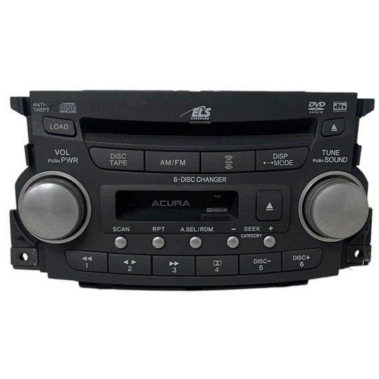 Used Temperature Control With AM-FM-CASSETE-CD and DVD6 Fits 2006 TL 3.2L