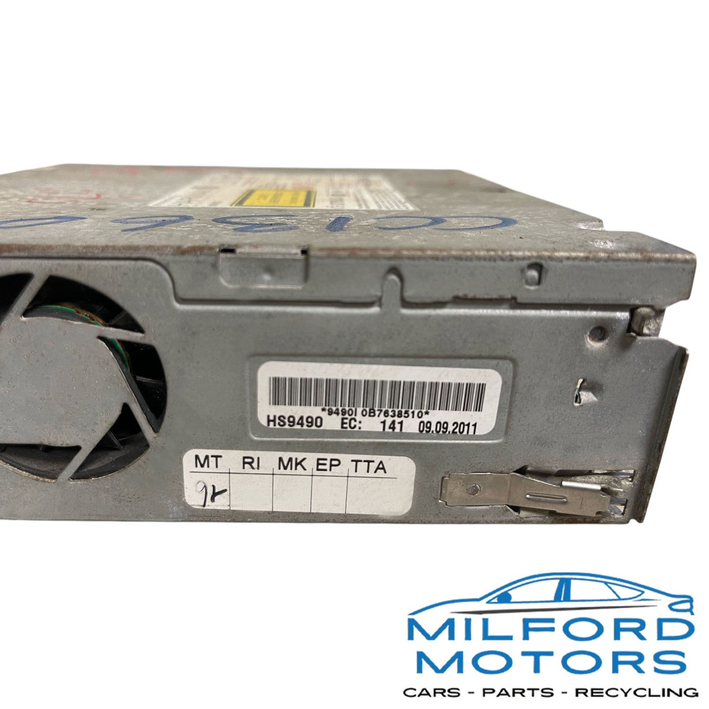 Radio Audio with Face Panel and Receiver Fits for 2008-2014 Audi Q5 2.0L