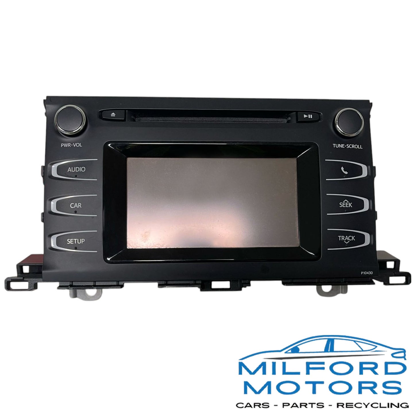 Radio Audio with Face Panel and Receiver Fits for 2014-2015 Highlander 3.5L