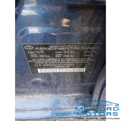 Black Manual Temperature Control Fits 2019-2020 Hyundai Elantra SE Sedan 2.0L