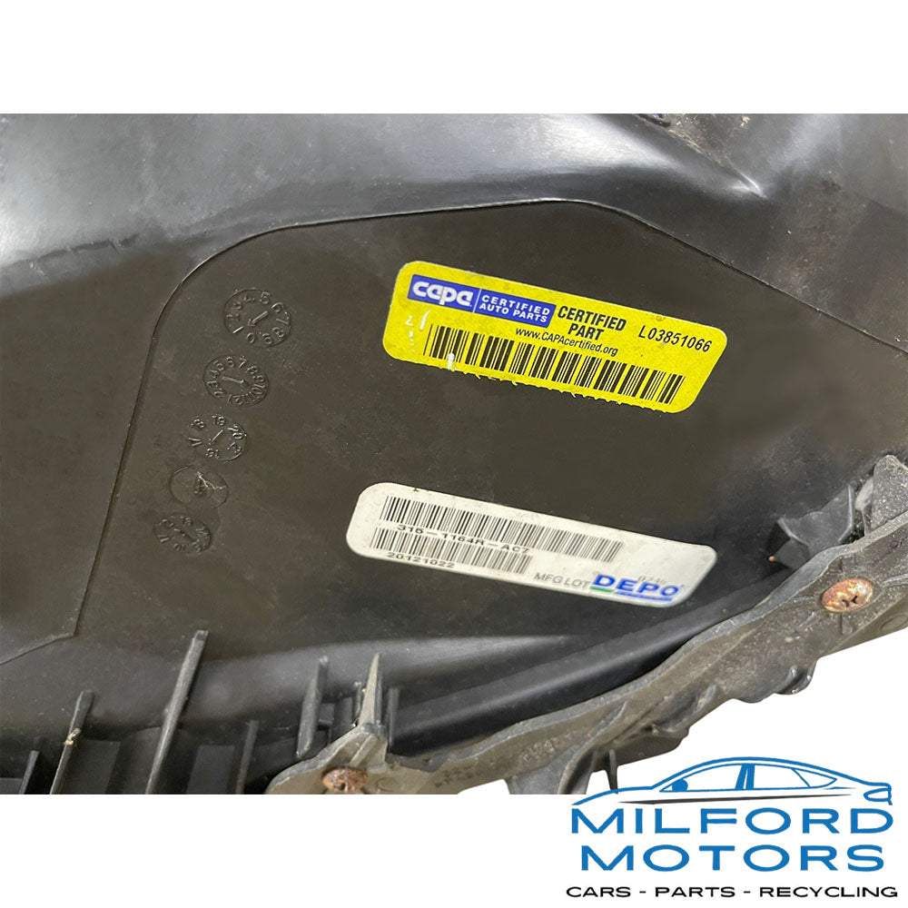 Passenger Side Headlight Assembly Fits 2007-2009 Nissan Altima