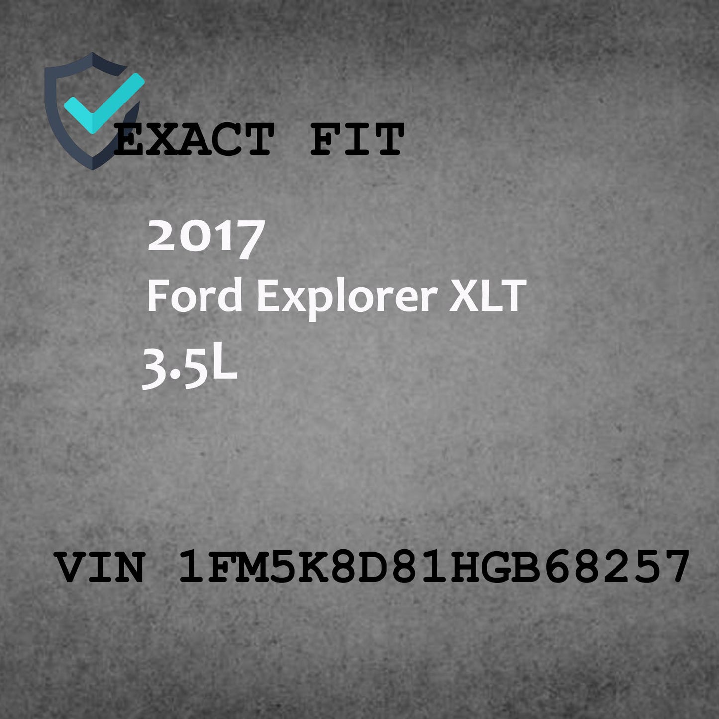 Black Temperature Control w/Radio Control Fits 2016-2019 Ford Explorer XLT 3.5L