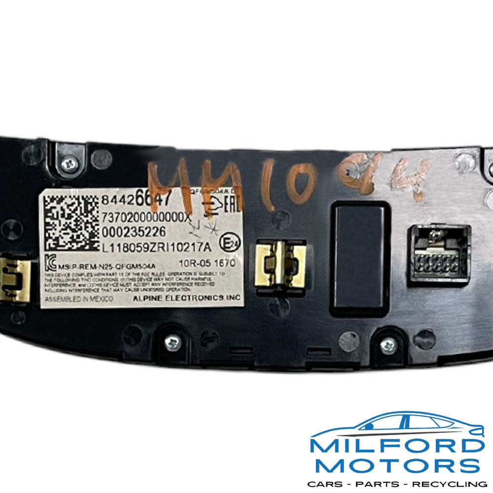 Black Temperature Control Fits 2018 Chevrolet Malibu LT 1.5L