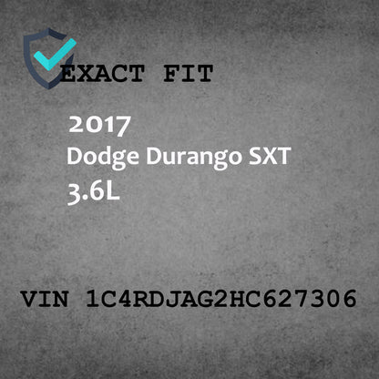 Black Manual Front Temperature Control Fits 2016-2017 Dodge Durango 3.6L