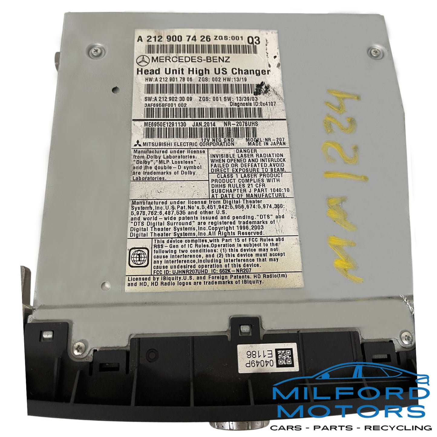 Used Radio Audio Fits For 2014 Mercedes-Benz E-Class E 350 3.5L