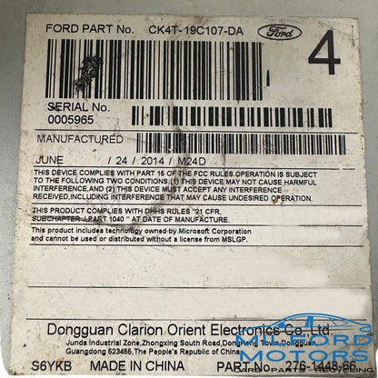 Used Radio Audio with AM-FMCD-MP3 Fits for 2015-2016 TRANSIT 250