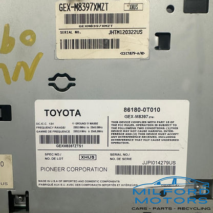 Used Radio Audio Fits for 2009-2012 Toyota Venza AWD V6 3.5L