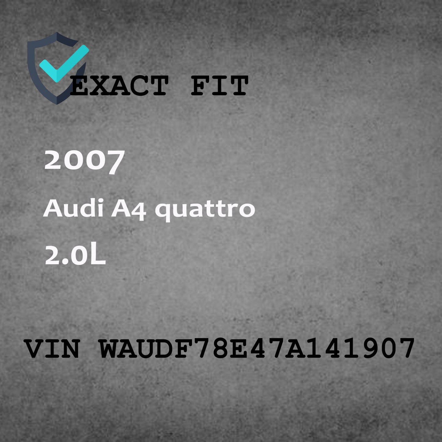 Electronic Control Module (ECM)  Fits 2007 Audi A4 quattro 2.0L