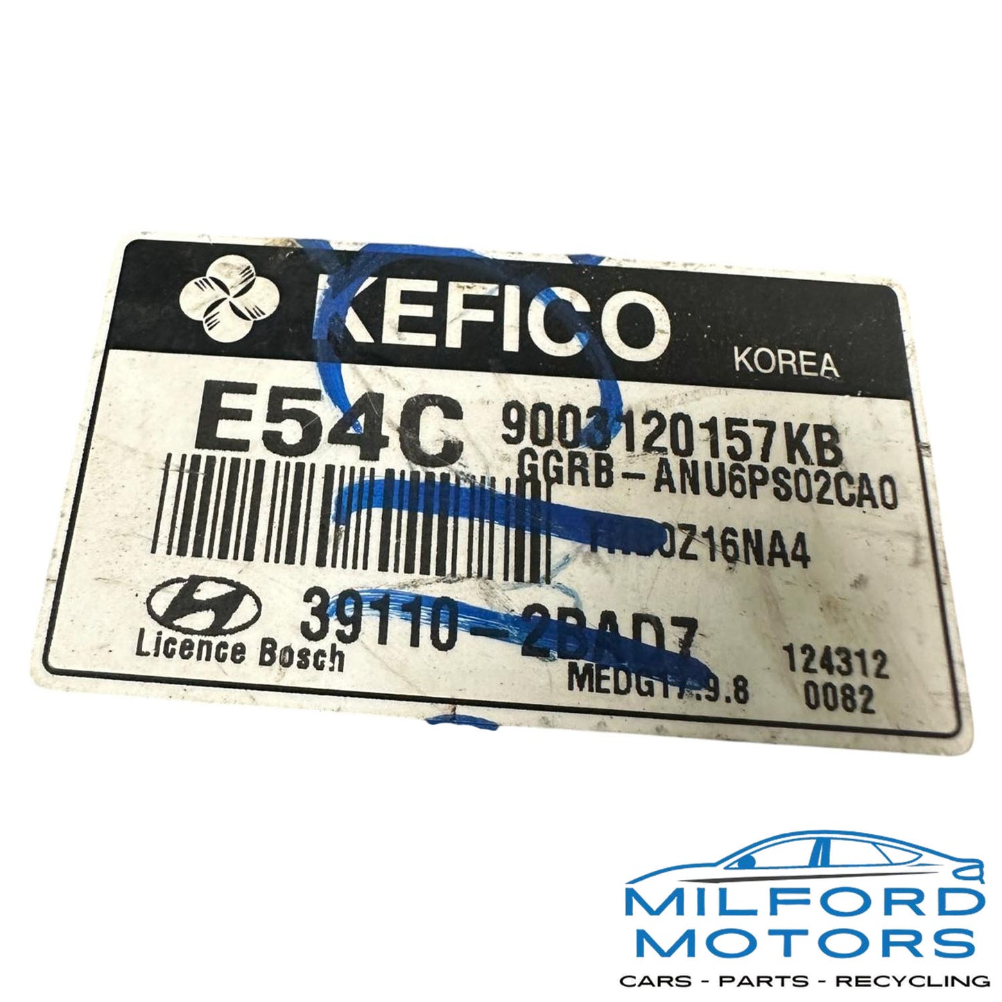 Electronic Control Module Engine/Motor Fits 2012-2014 Hyundai Accent SE 1.6L