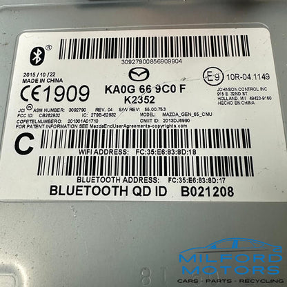 Used Radio Audio Receiver and Speaker Fits for 2016-2021 CX-3 Grand Touring 2.0L