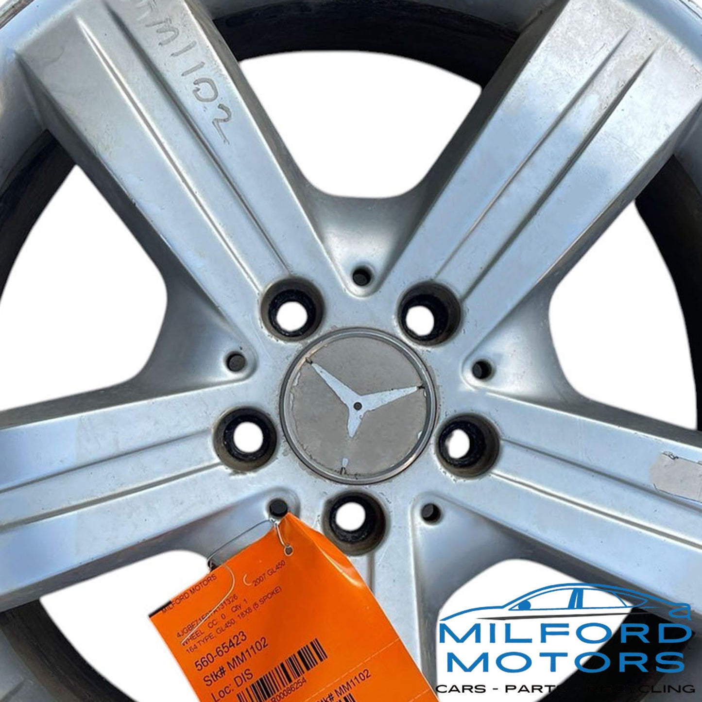 Wheel Rim 154 TYPE GL450 18X8 Fits for 2007-2008 Mercedes-Benz GL-Class 4.7L